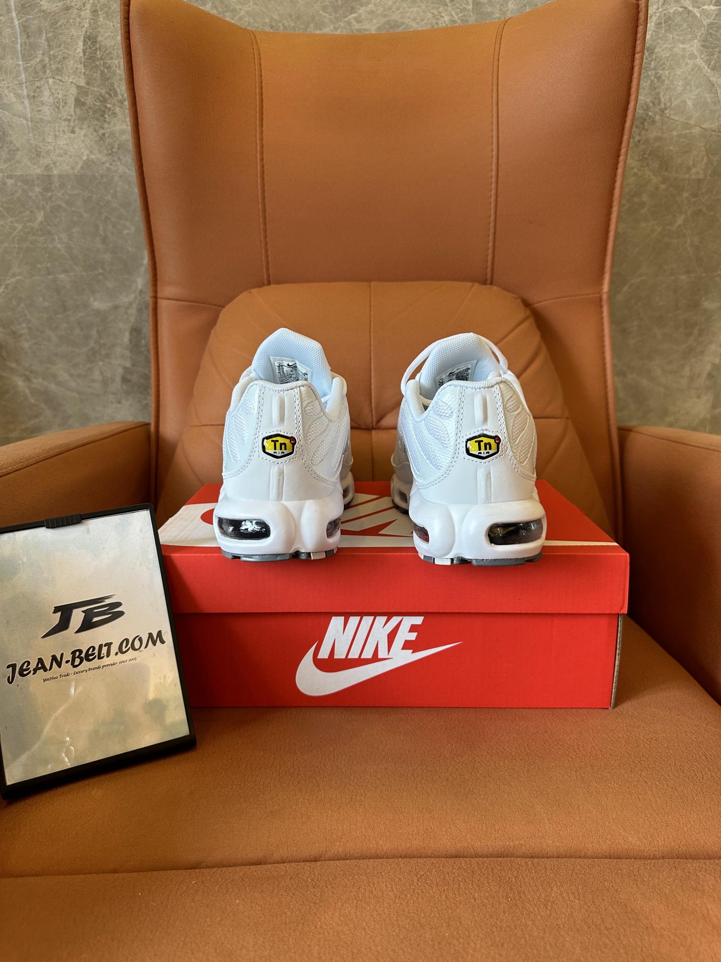 Nike Air Max Plus white cool grey sneakers