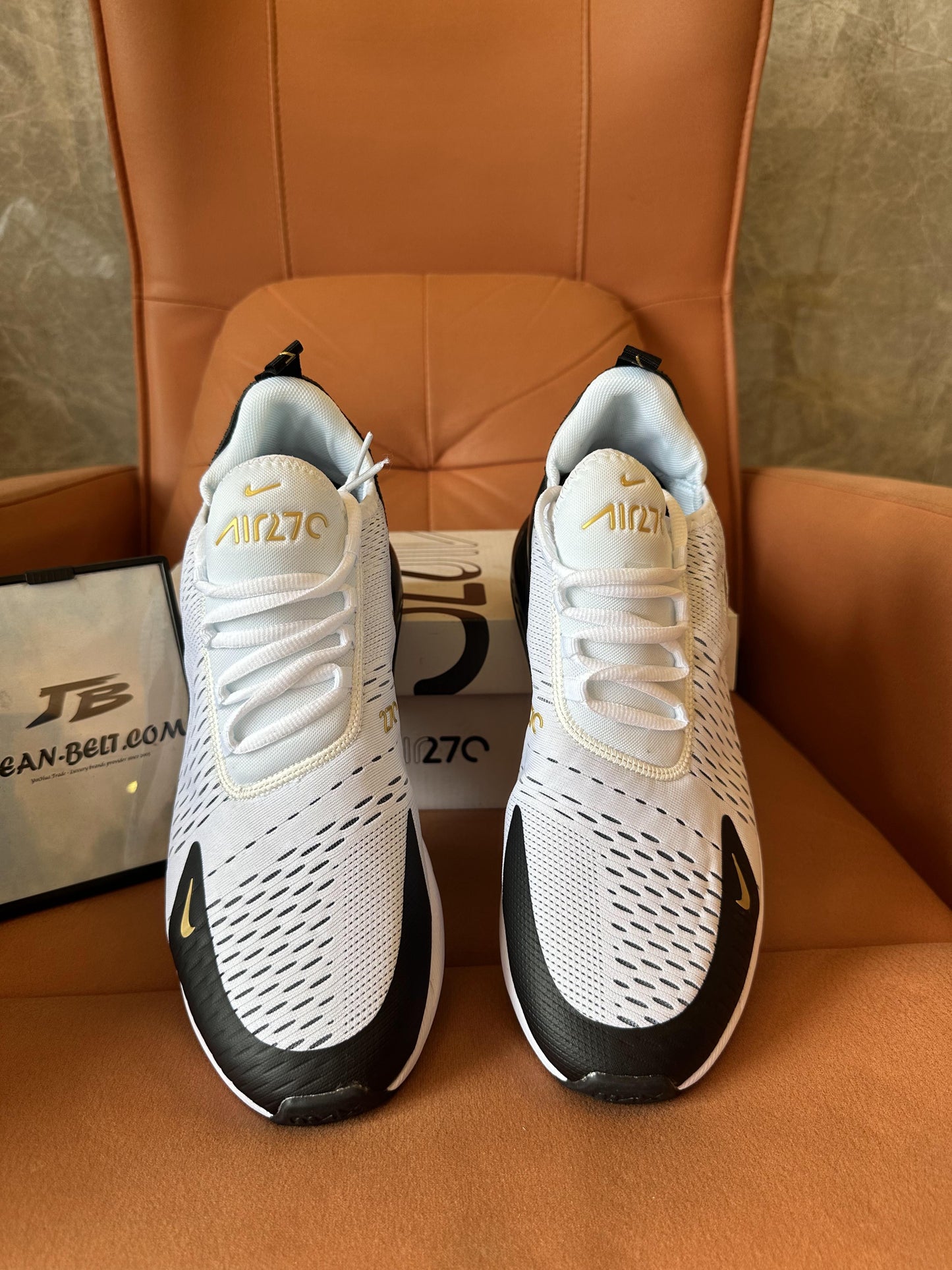 Nike Air Max 270 white gold