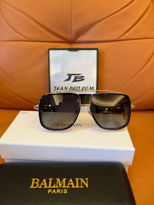 Balmain Paris gold-plated sunglasses