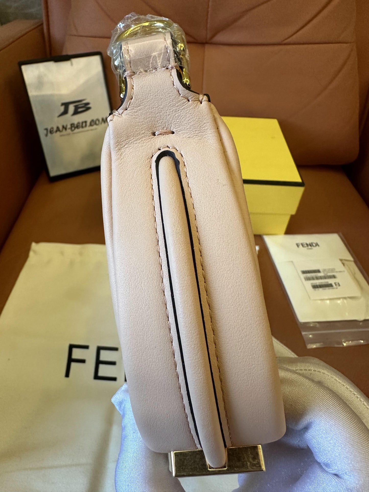 Fendi graphy handbag pink mini