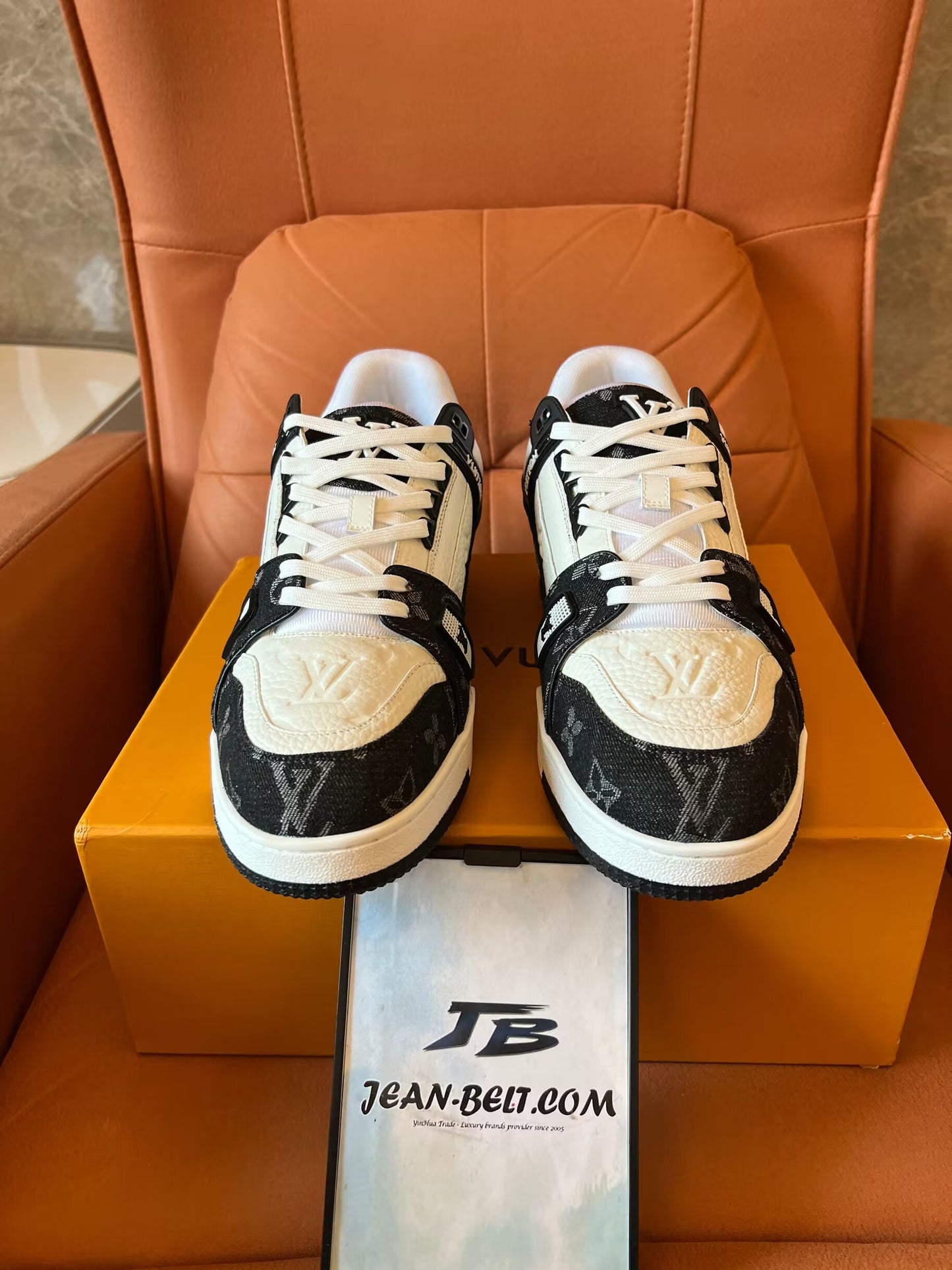 Louis Vuitton trainers white