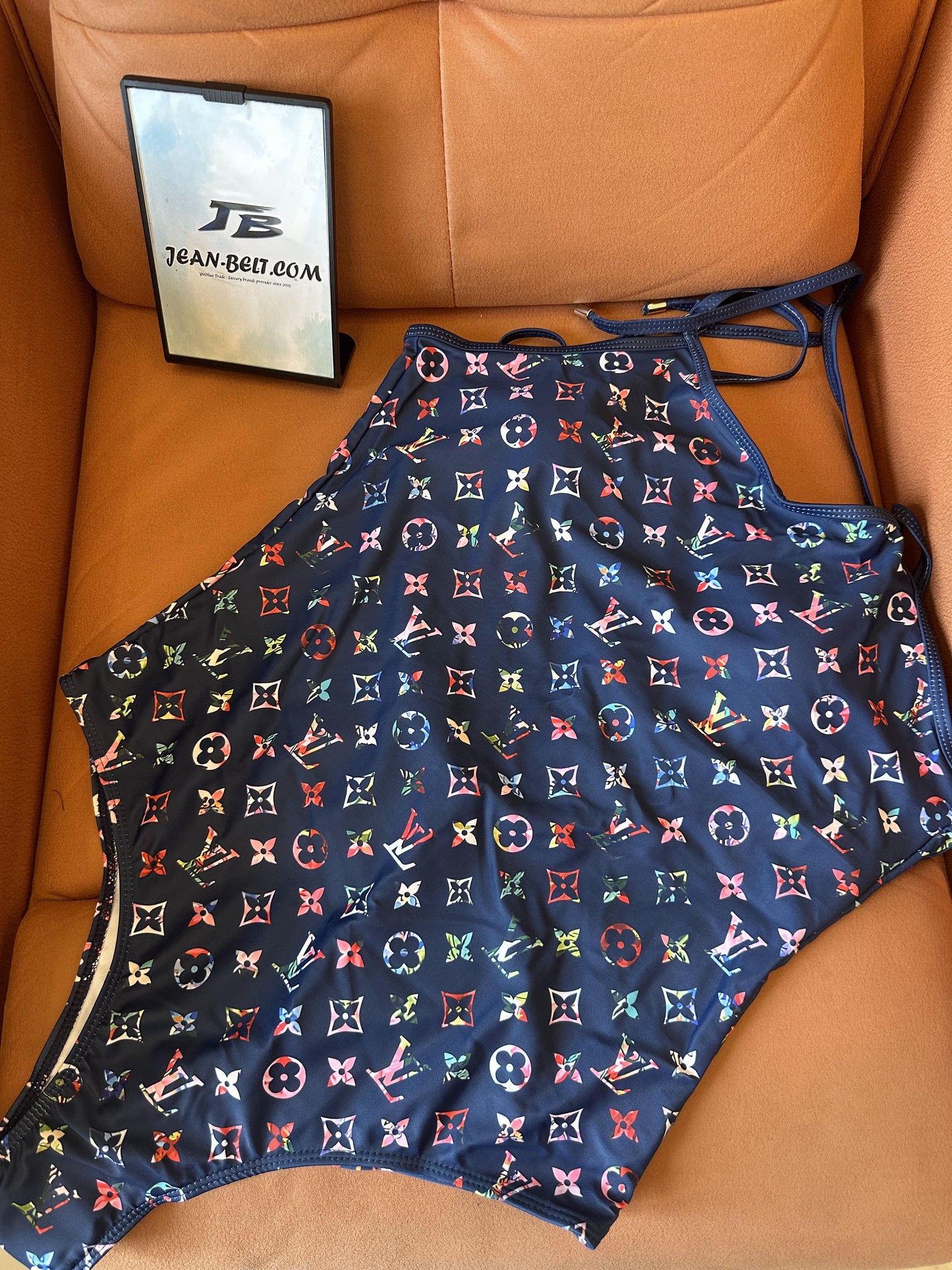 Louis Vuitton multicolor monogram one-piece swimsuit