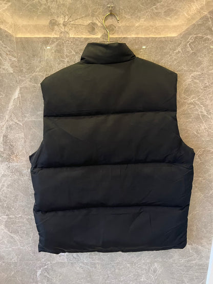 The North Face x Gucci black puffer vest