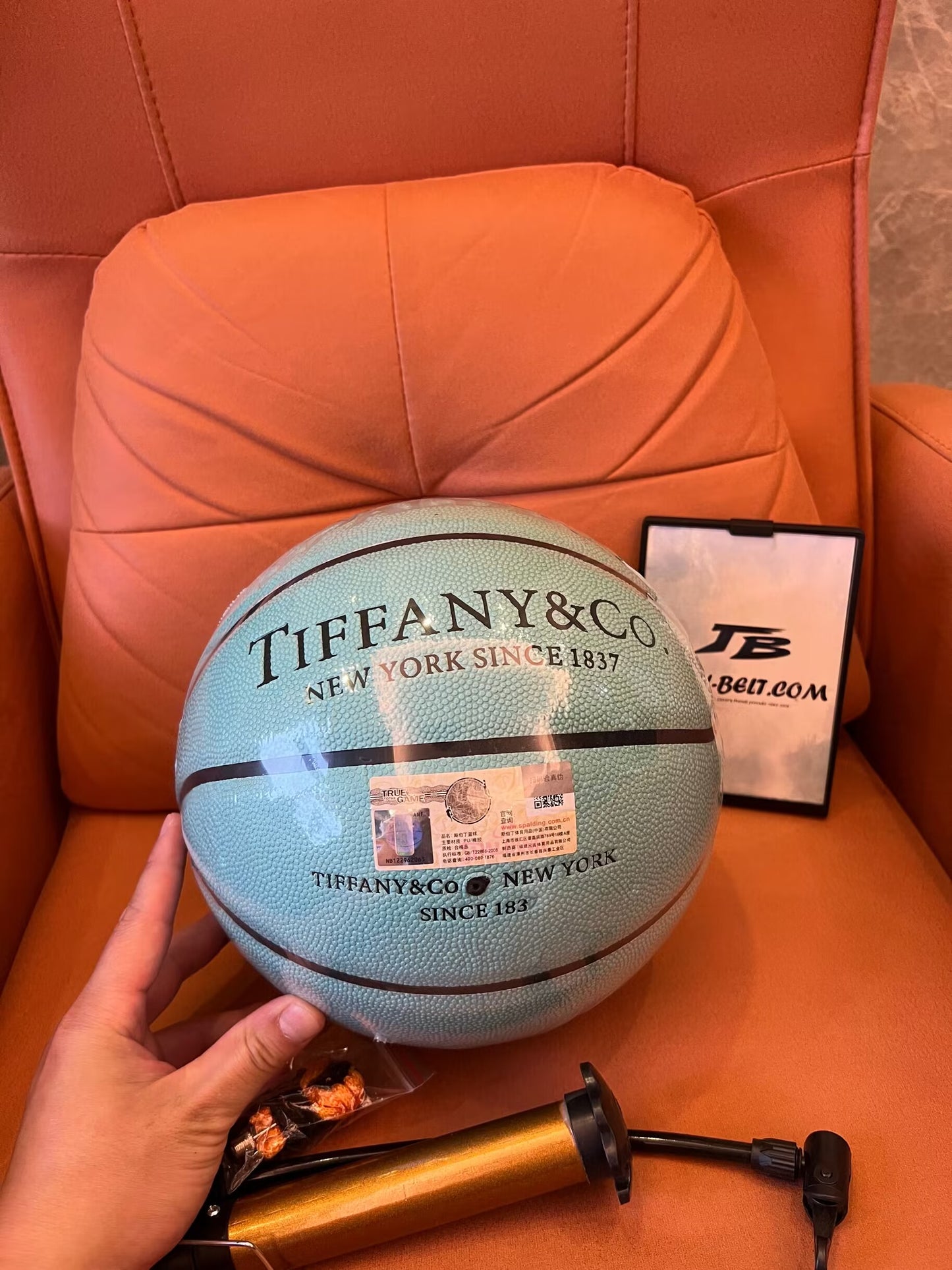 Tiffany & Co. x Spalding limited edition basketball