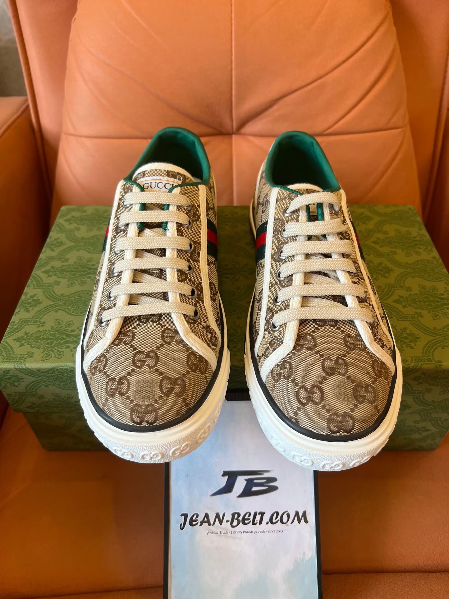 Gucci Tennis 1977 GG canvas shoes