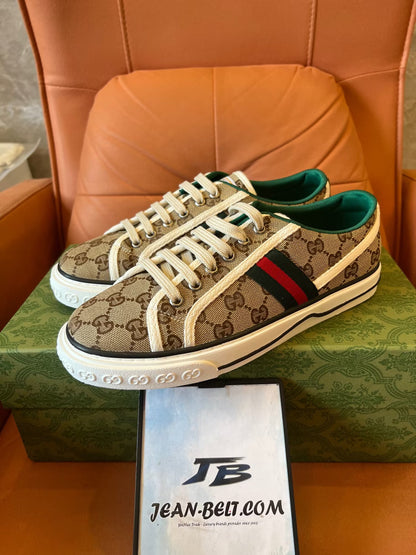 Gucci Tennis 1977 GG canvas shoes