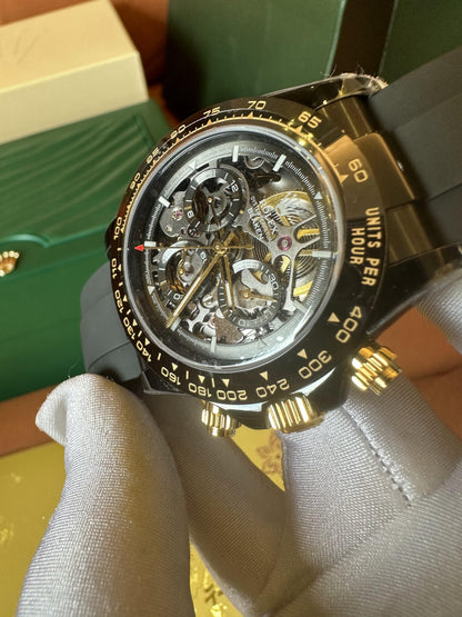 Rolex daytona skeletonized custom watch by blaken