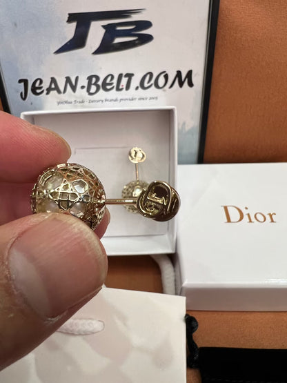 Dior Globe drop earrings