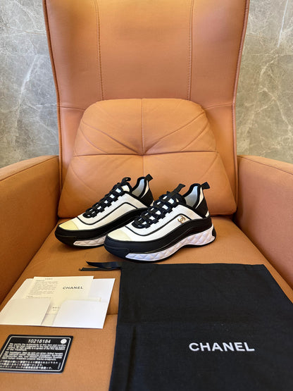 Chanel interlocking CC logo chunky sneakers