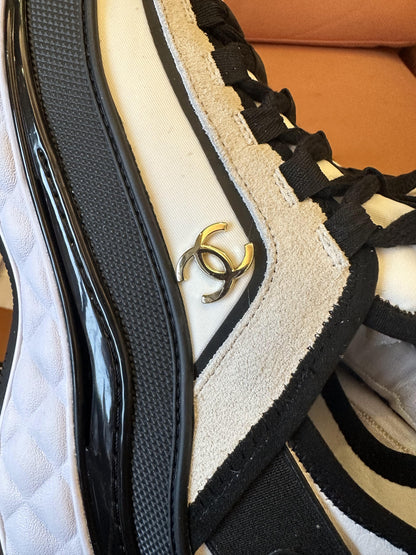 Chanel interlocking CC logo chunky sneakers