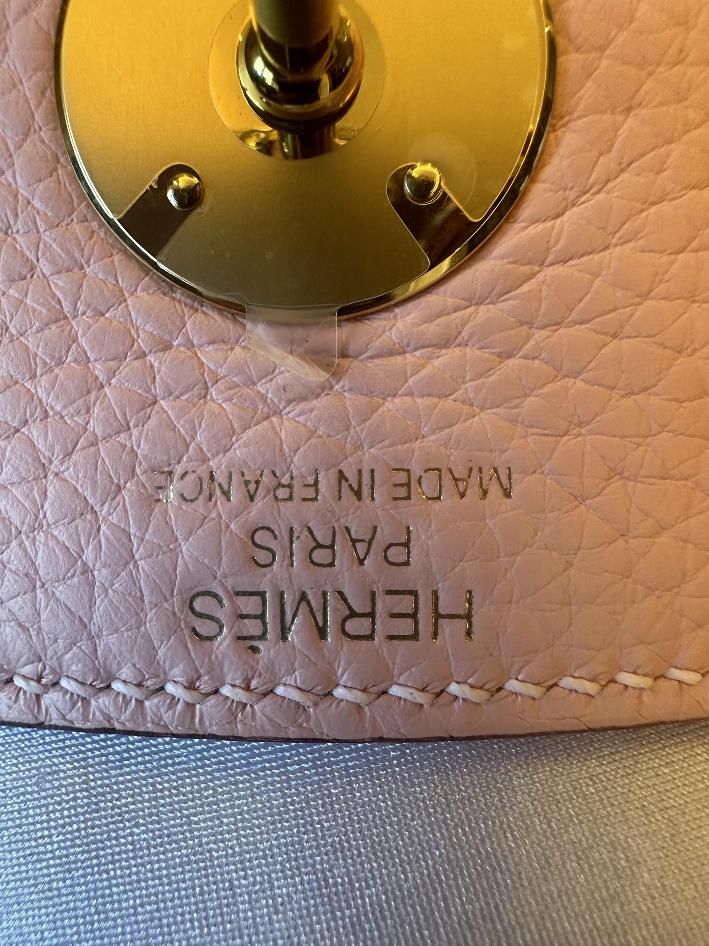 [Full Handmade]Hermes taurillon clemence lindy 26 mauve sylvestre