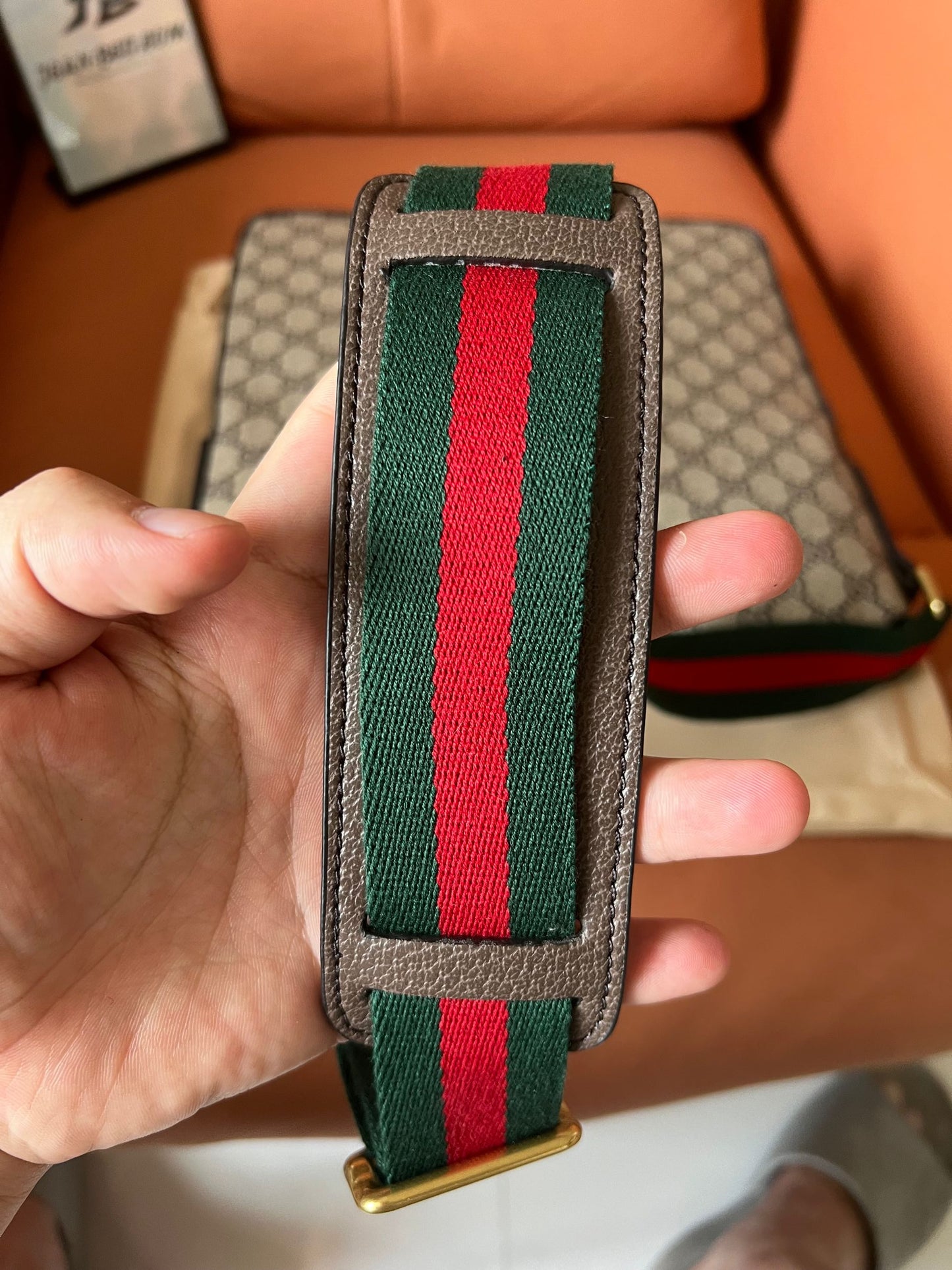 [3A Quality]Gucci messenger patches bag