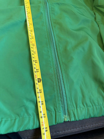 Prada milano green hooded windbreaker jacket