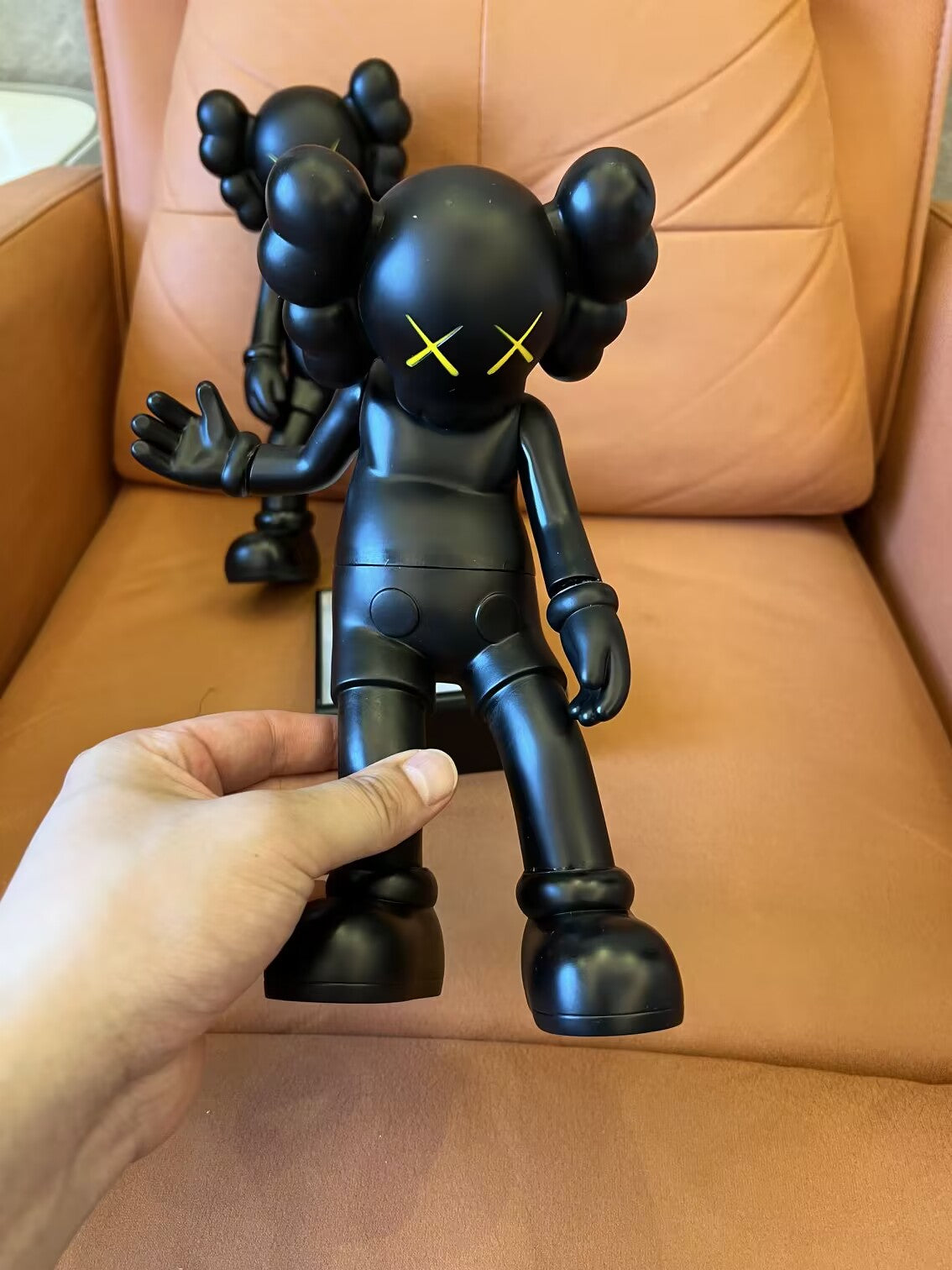 KAWS limited edition companion figures - black edition (set of two)