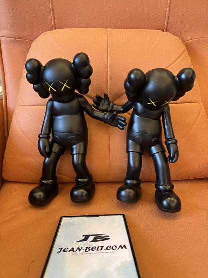 KAWS limited edition companion figures - black edition (set of two)