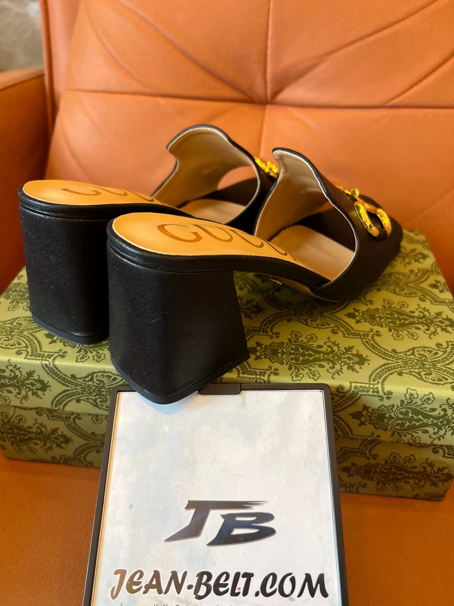 Gucci - horsebit leather mules slippers