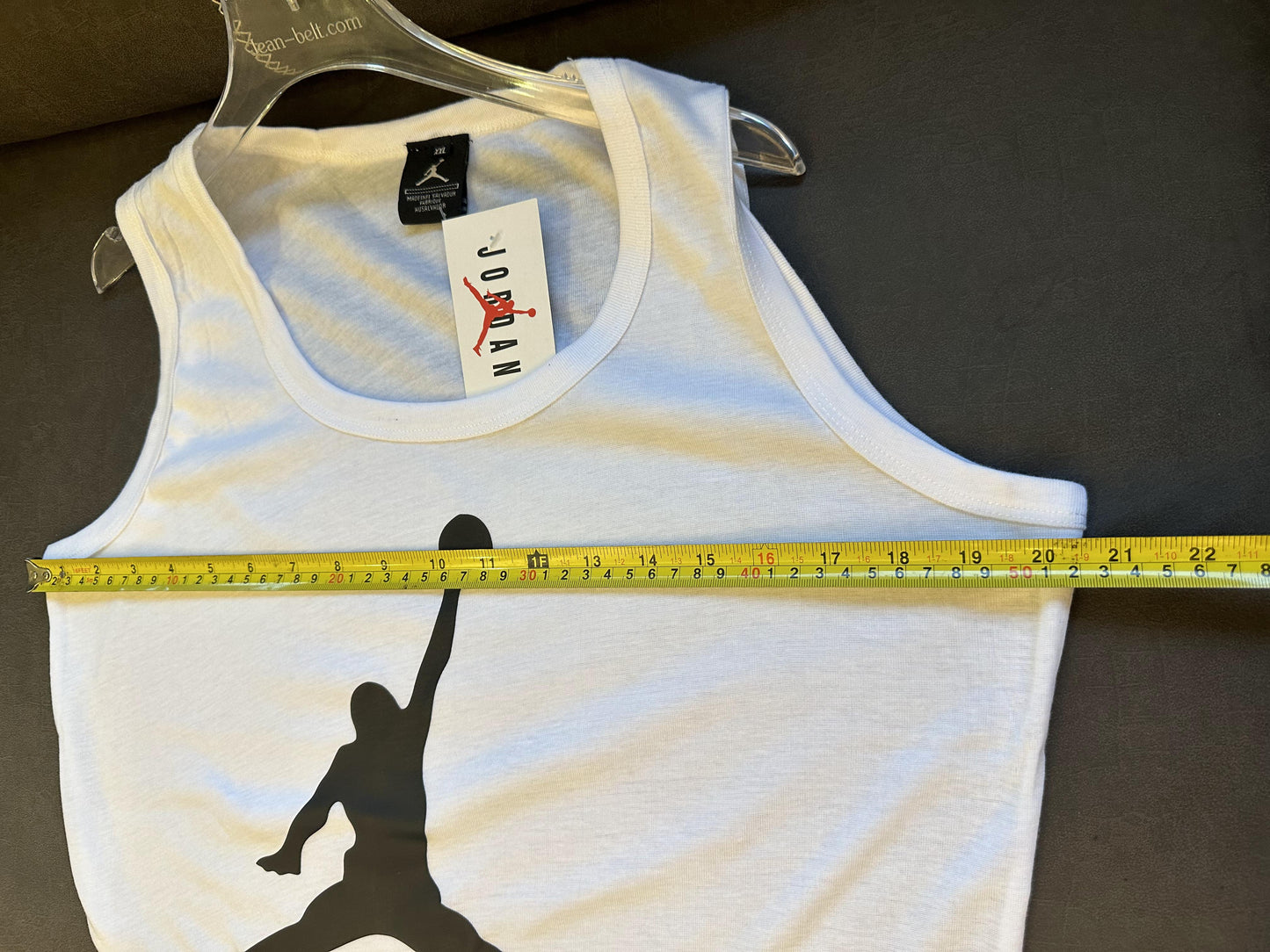 Air Jordan white tank top