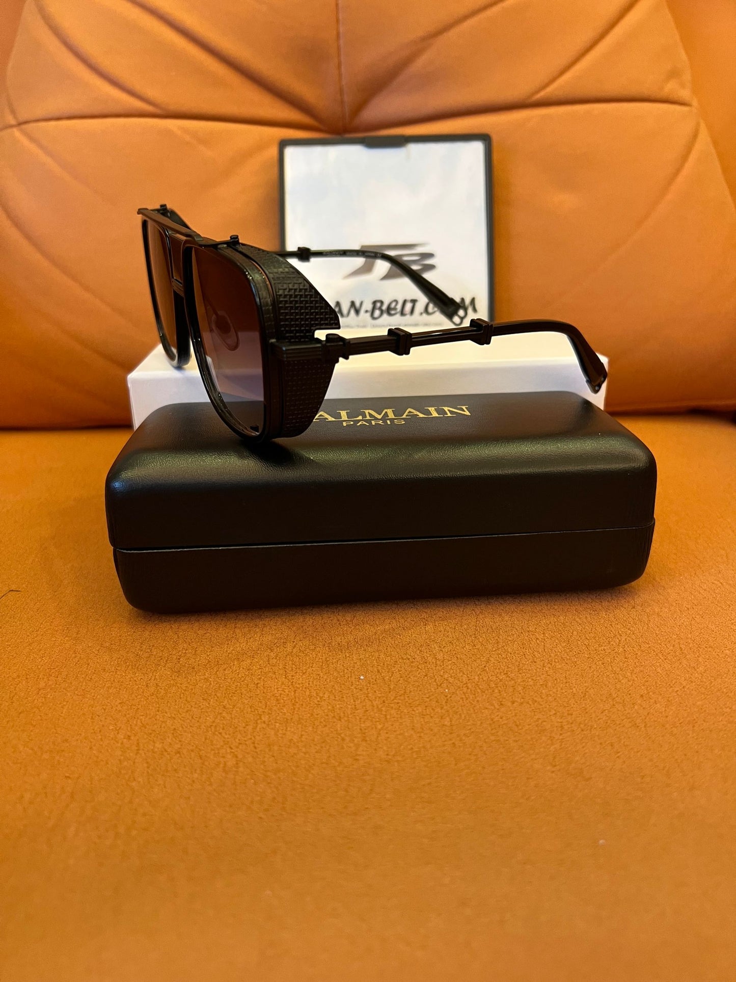 Balmain pilot-style sunglasses