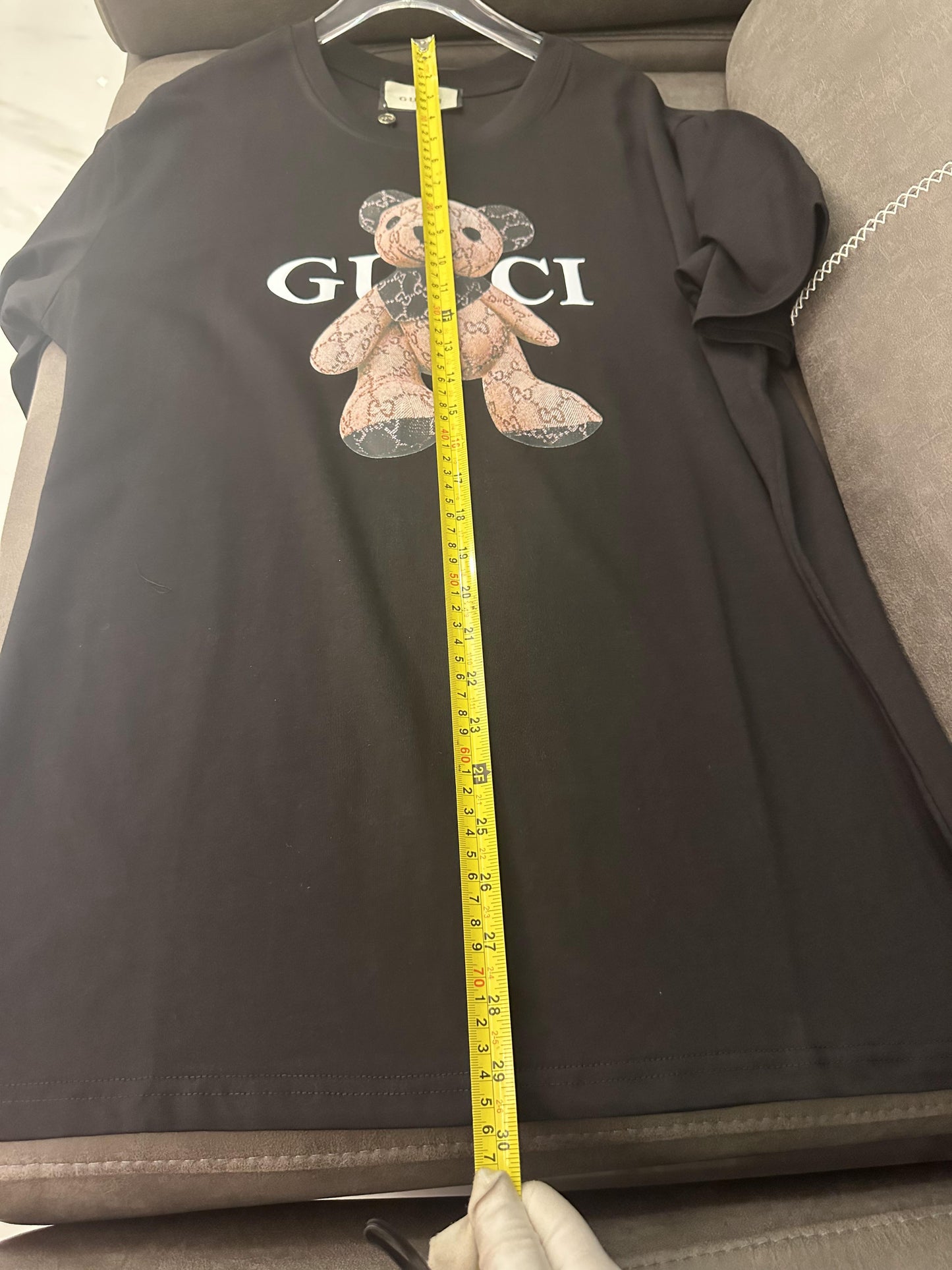 Gucci teddy bear black t-shirt