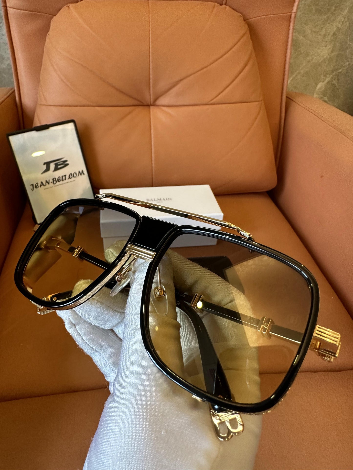 Balmain B-II aviator sunglasses