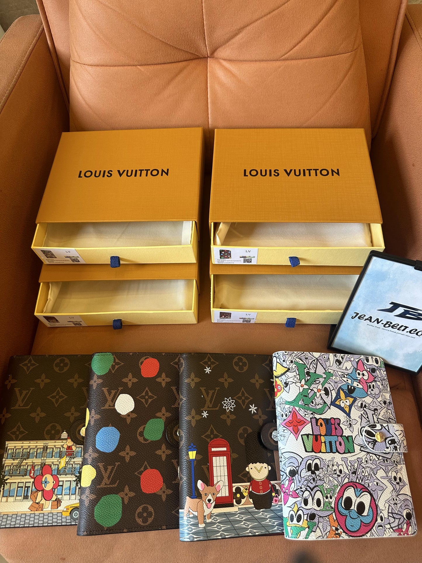 Louis Vuitton limited edition notebook  - set of four