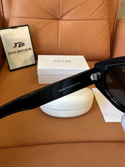 Celine Triomphe black square sunglasses