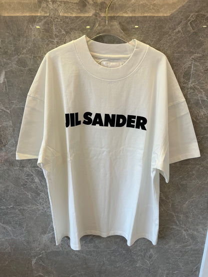 Jil Sander print cotton t-shirt - white