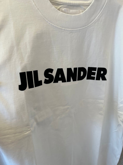 Jil Sander print cotton t-shirt - white