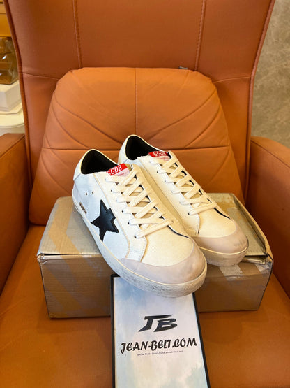 Golden Goose superstar sneakers in white leather