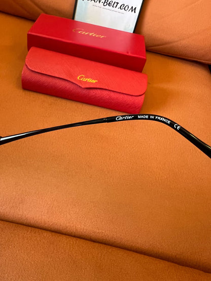 Cartier Rimless Rectangle Sunglasses - Panthère de Cartier Edition