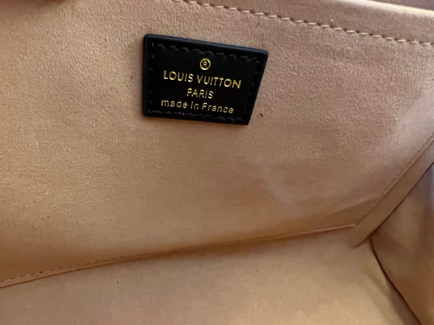 Louis Vuitton on my side tote