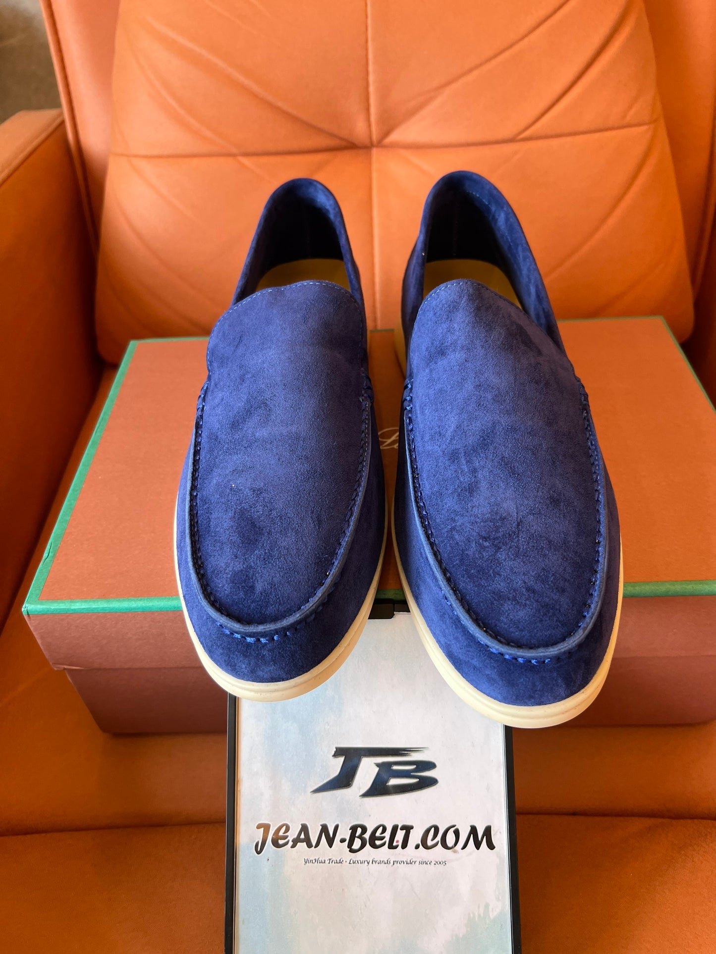 Loro Piana loafers for unisex blue