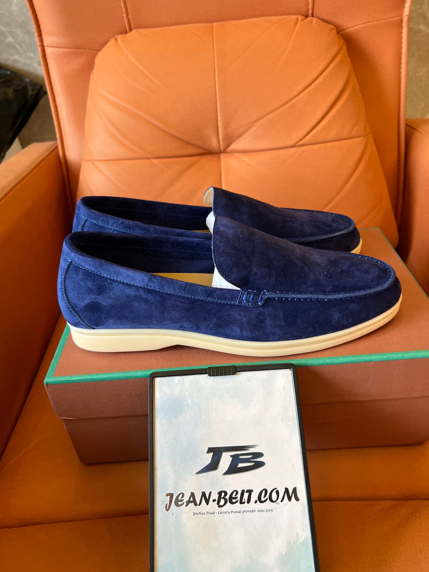 Loro Piana loafers for unisex blue