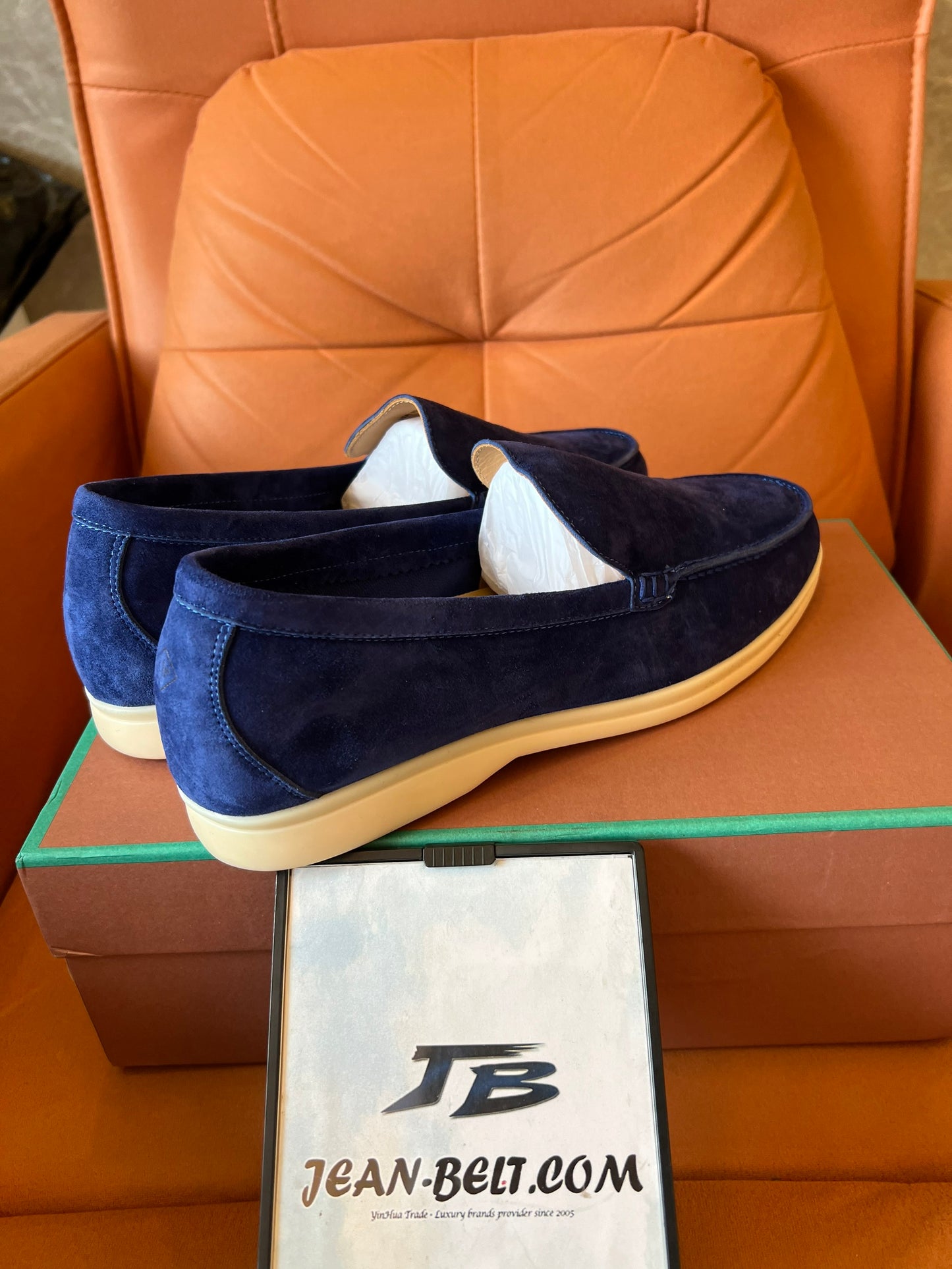 Loro Piana loafers for unisex blue