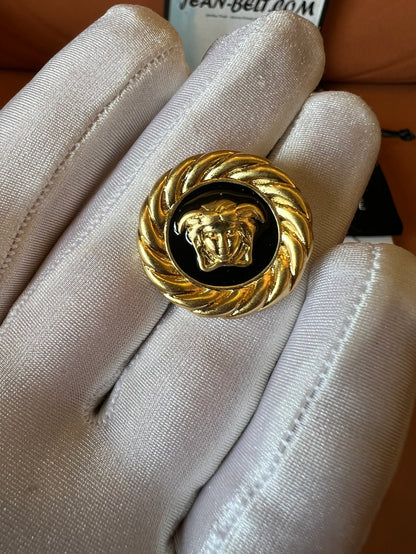 Versace Medusa gold earrings