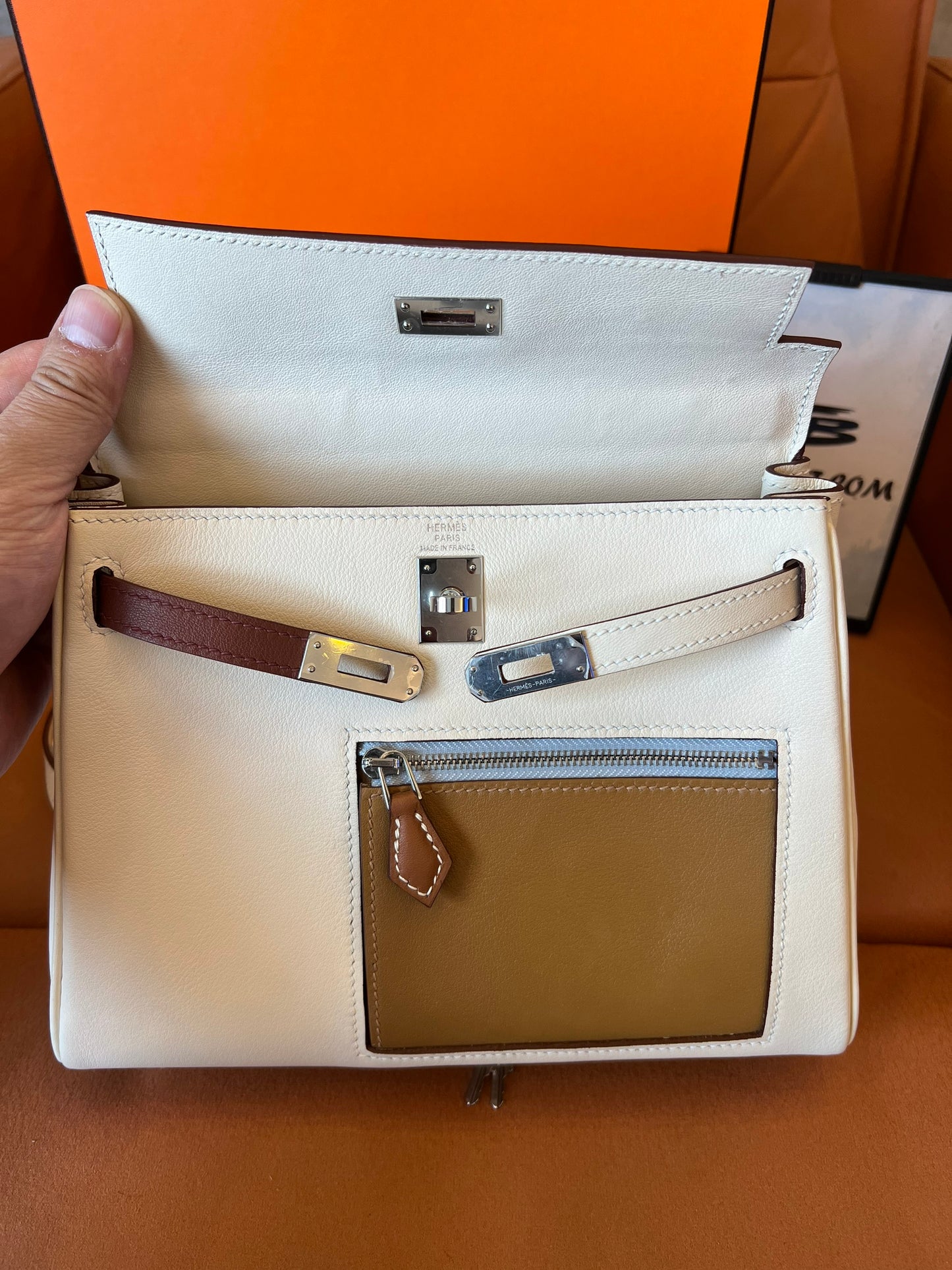 [Full Handmade]Hermes kelly colormatic bag