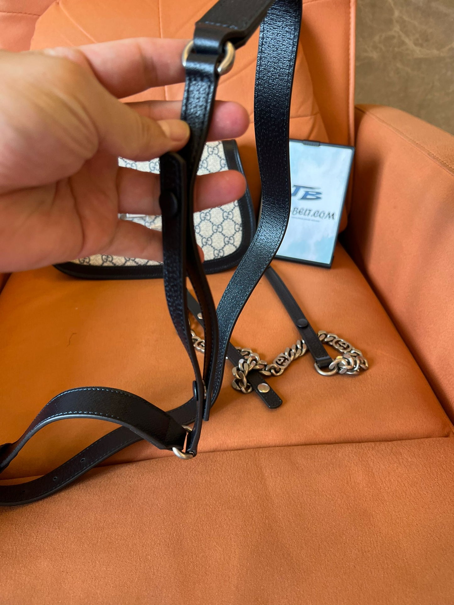 Gucci mirror replica blondie shoulder bag