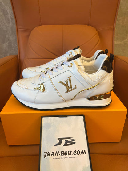 Louis Vuitton Run Away leather trainers