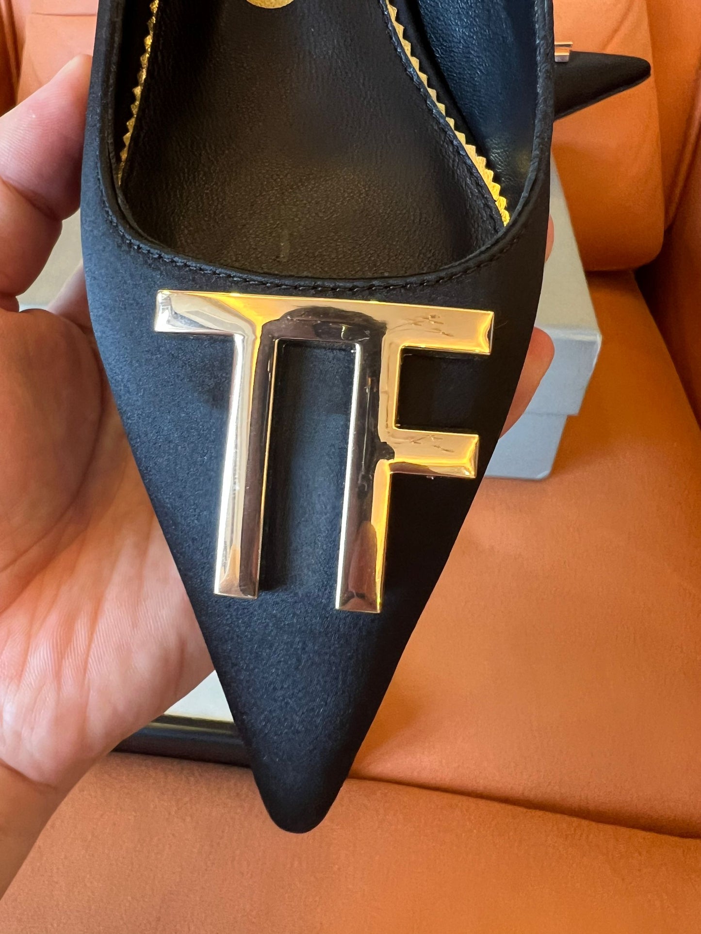 Tom Ford pointed fashion show high heels