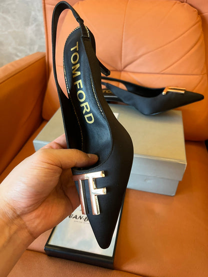 Tom Ford pointed fashion show high heels