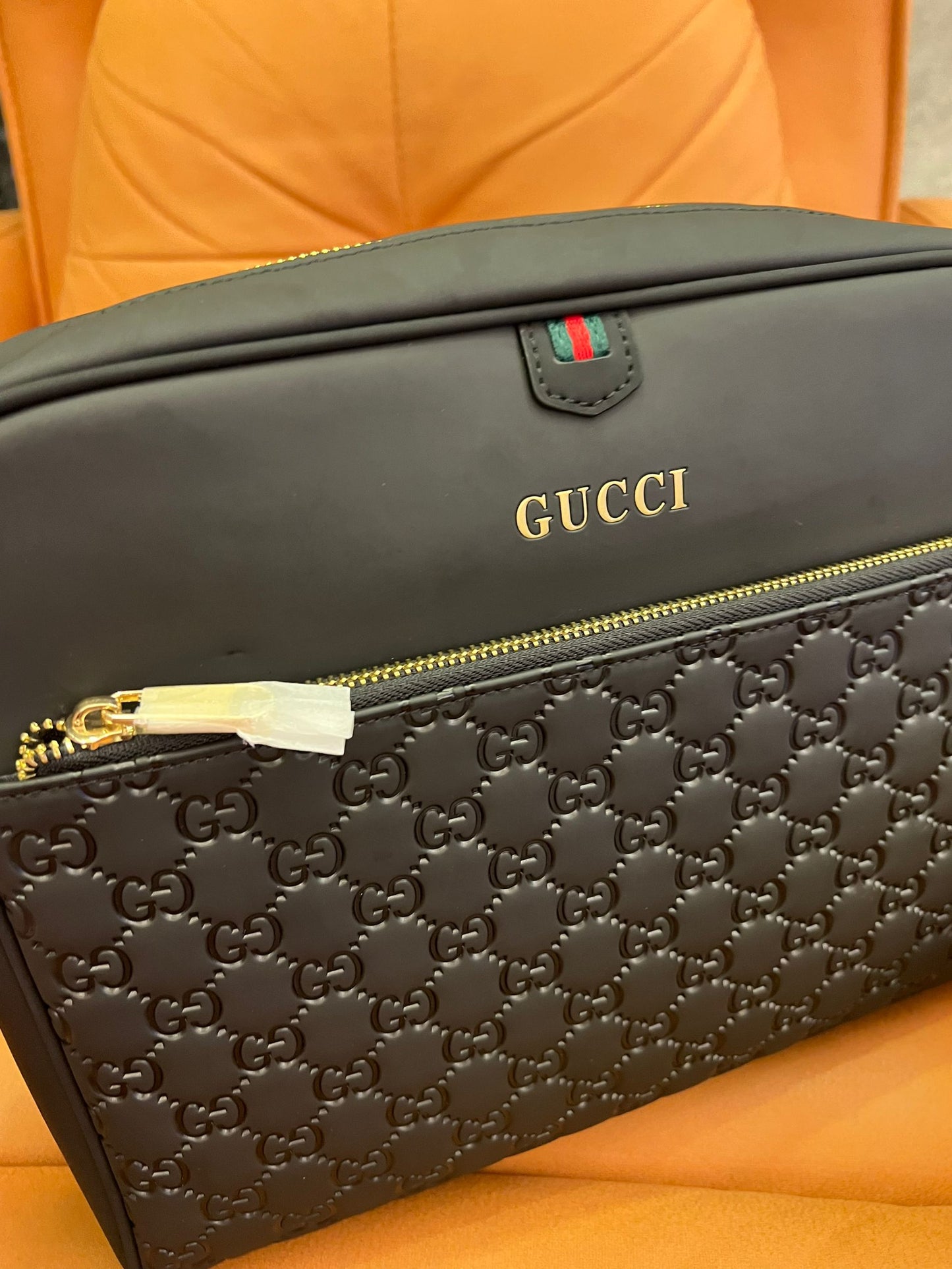 Gucci monogram men black bag