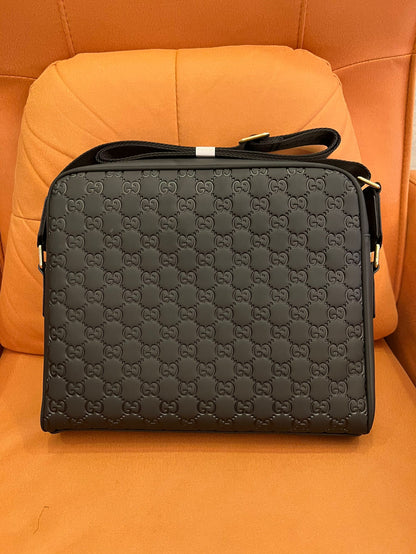 Gucci monogram men black bag