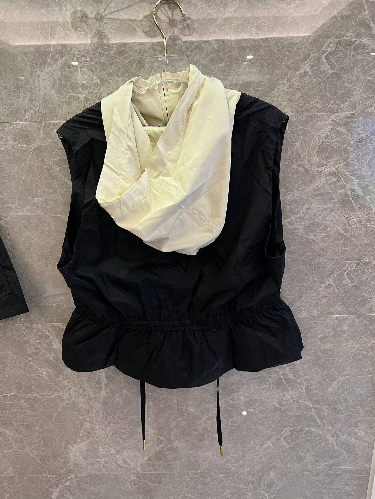 Louis Vuitton two-tone nylon vest and shorts set