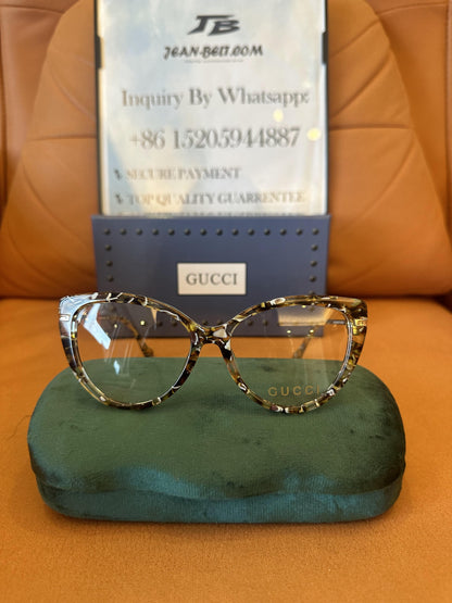 Gucci cat-eye eyeglasses - tortoiseshell frame