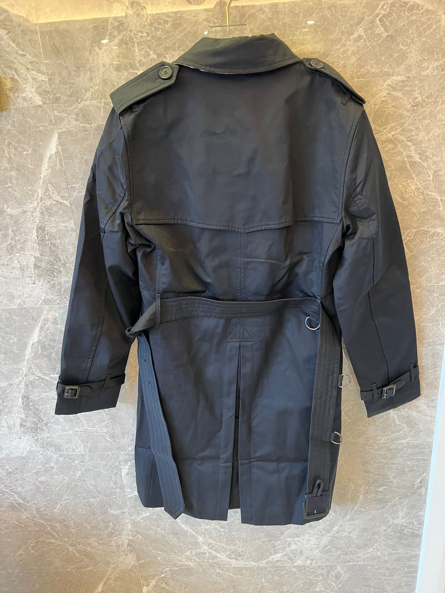 Burberry classic black double-breasted trench coat