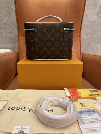 Louis Vuitton  monogram vanity case beauty toiletry bag