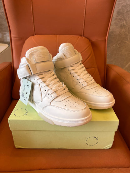 Off-White™ Out of Office high-top leather sneakers