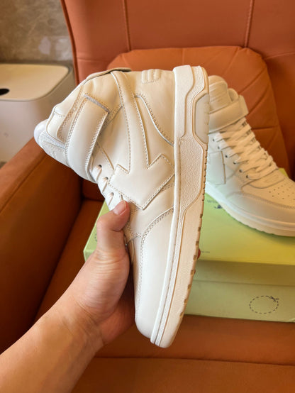 Off-White™ Out of Office high-top leather sneakers