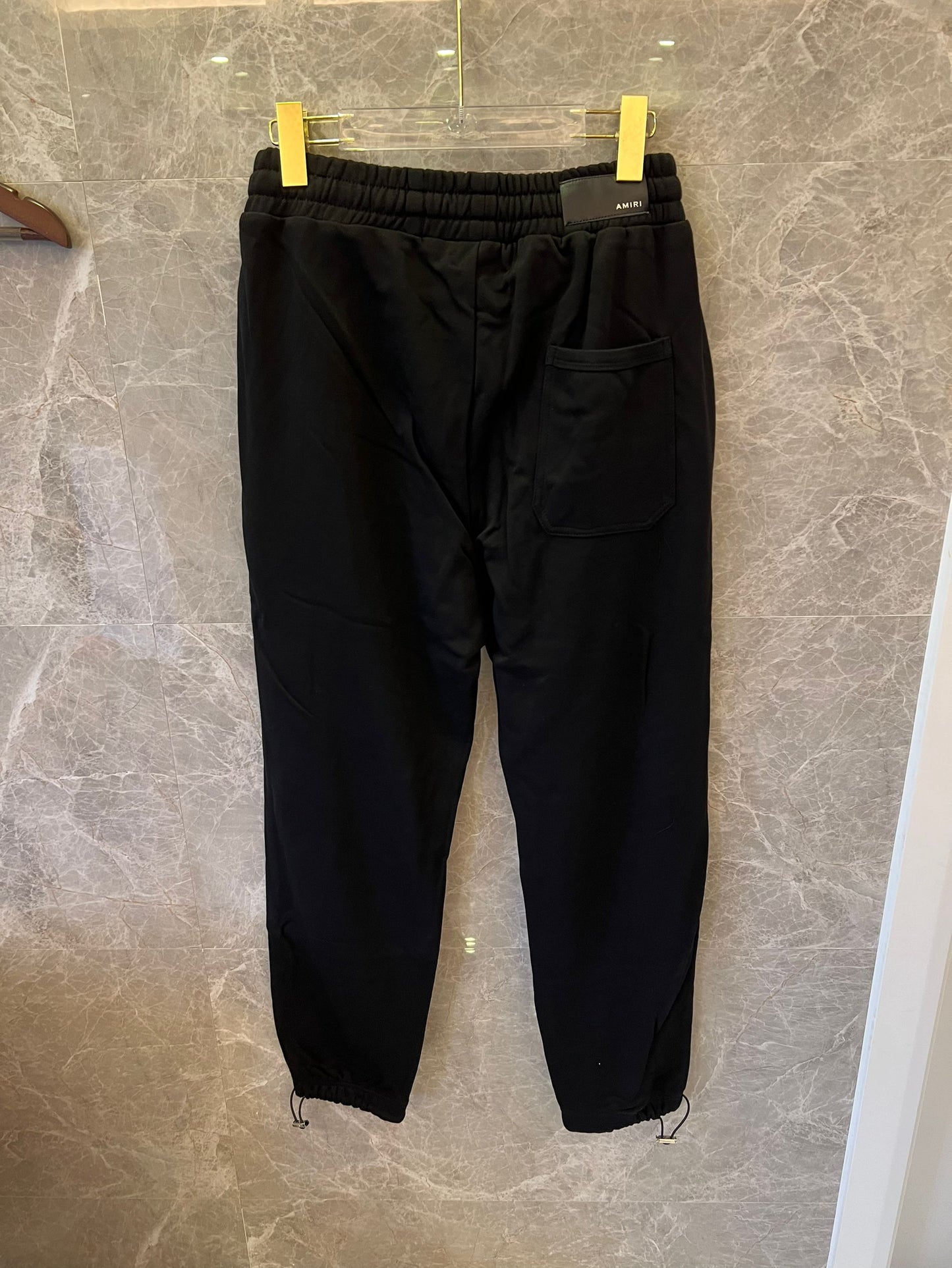 Amiri black jogger pants