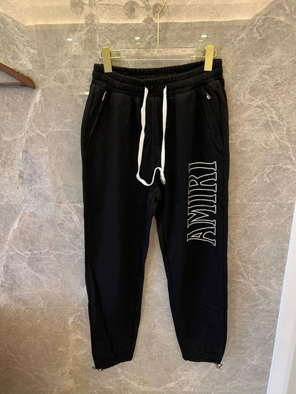 Amiri black jogger pants